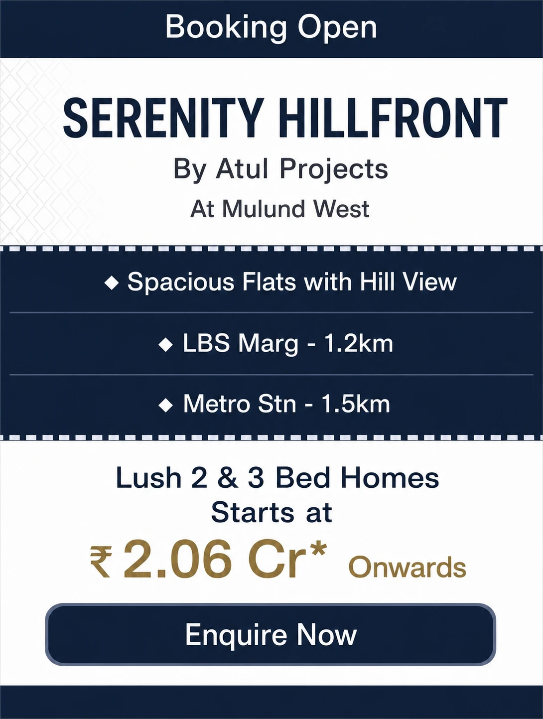 Atul Project Serenity Hillfront